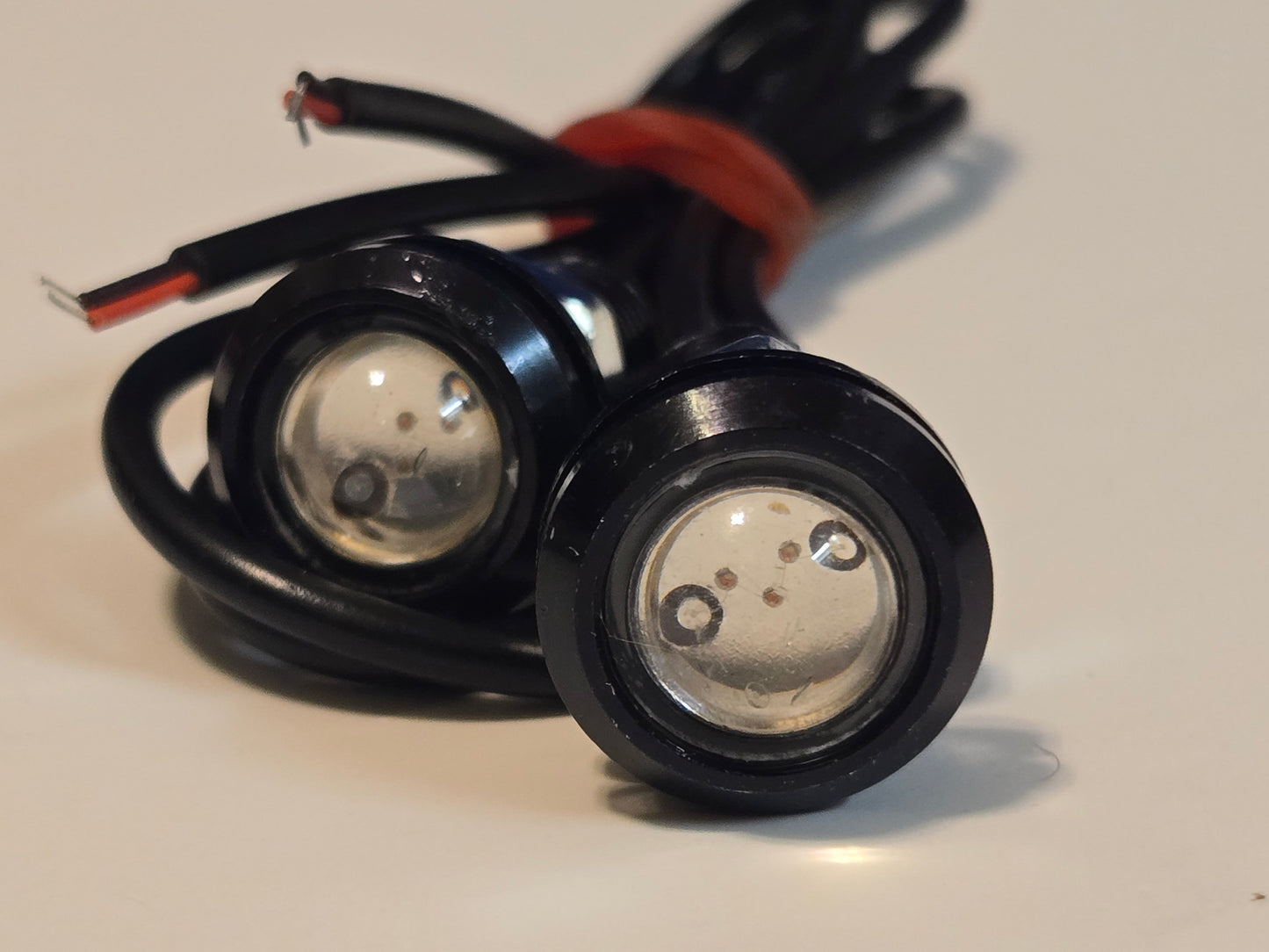 1 Pair Clear LED Pod/Rat Eye lights