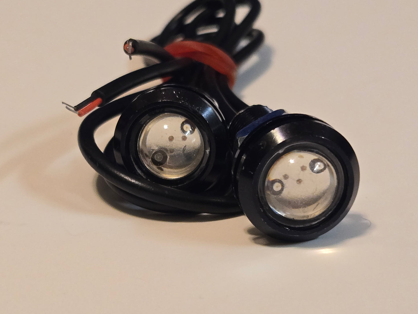 1 Pair Clear LED Pod/Rat Eye lights