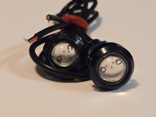 1 Pair Clear LED Pod/Rat Eye lights