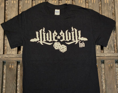 Live Evil discharge printed t-shirt