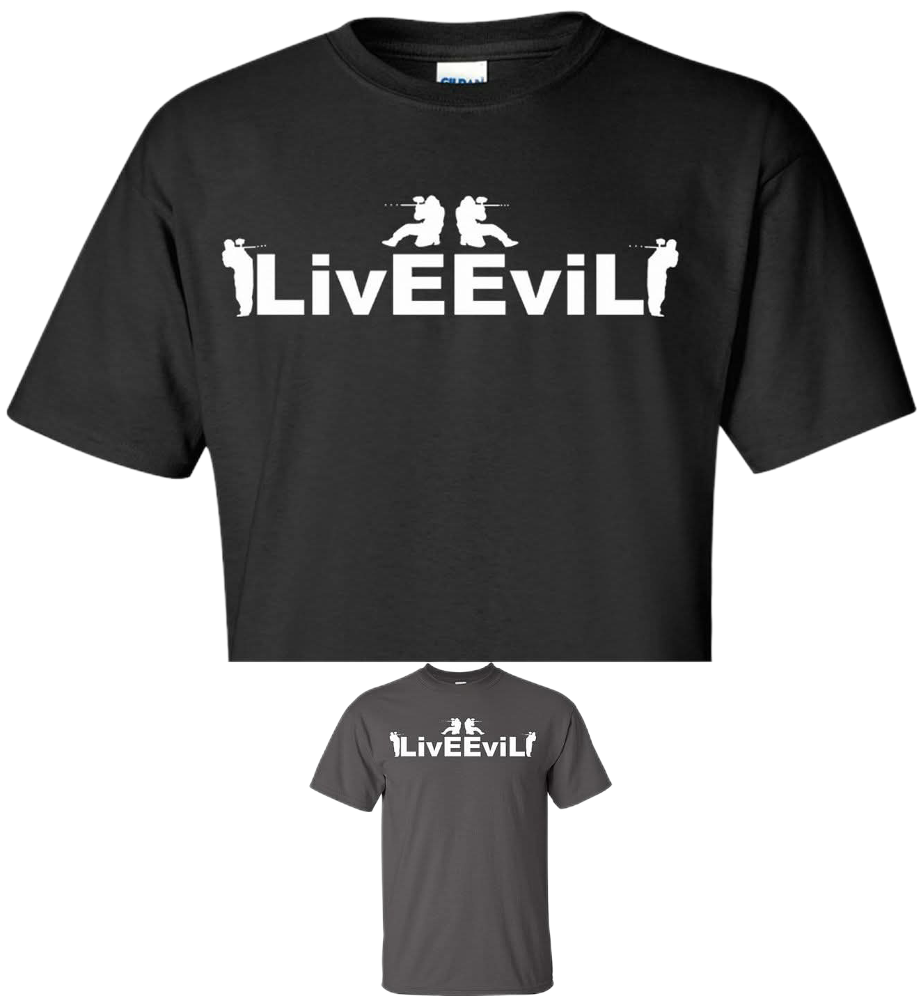 Paintball vintage print t shirt