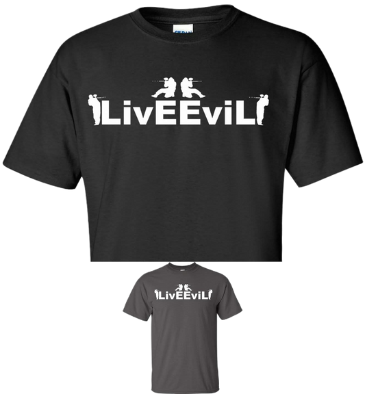 Paintball vintage print t shirt