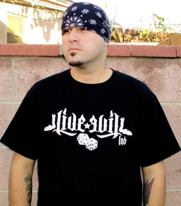 Live Evil discharge printed t-shirt